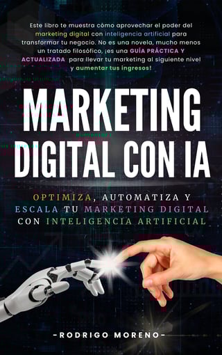 Portada del libro Marketing Digital con IA de Rodrigo Moreno